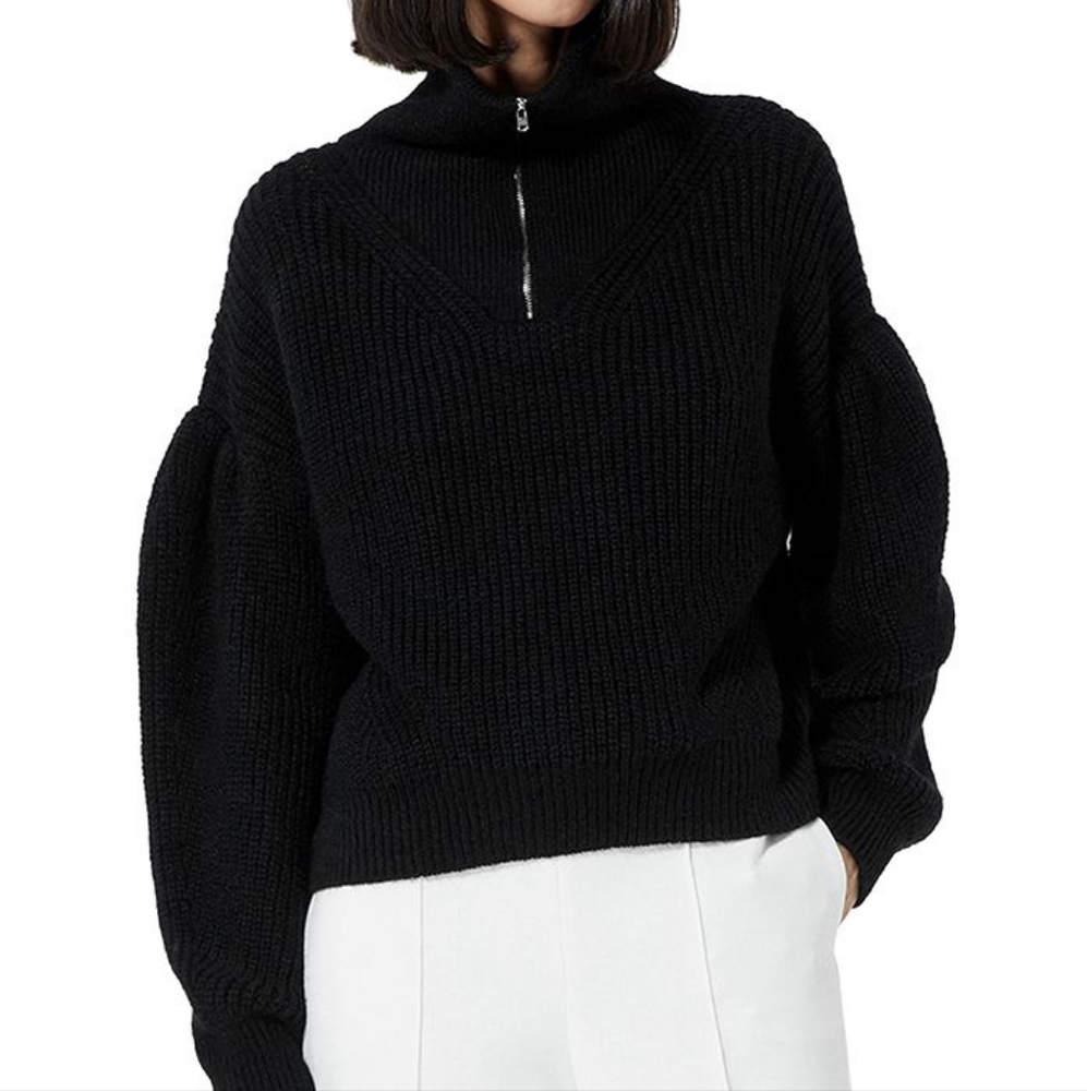 SOLD🎈THE KOOPLES Mohair blend Half Zip Sweater - Picture 1 of 3